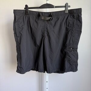 Columbia XXL Mens Omni Shade Sun Protection Cargo Shorts‎ Outdoor Black